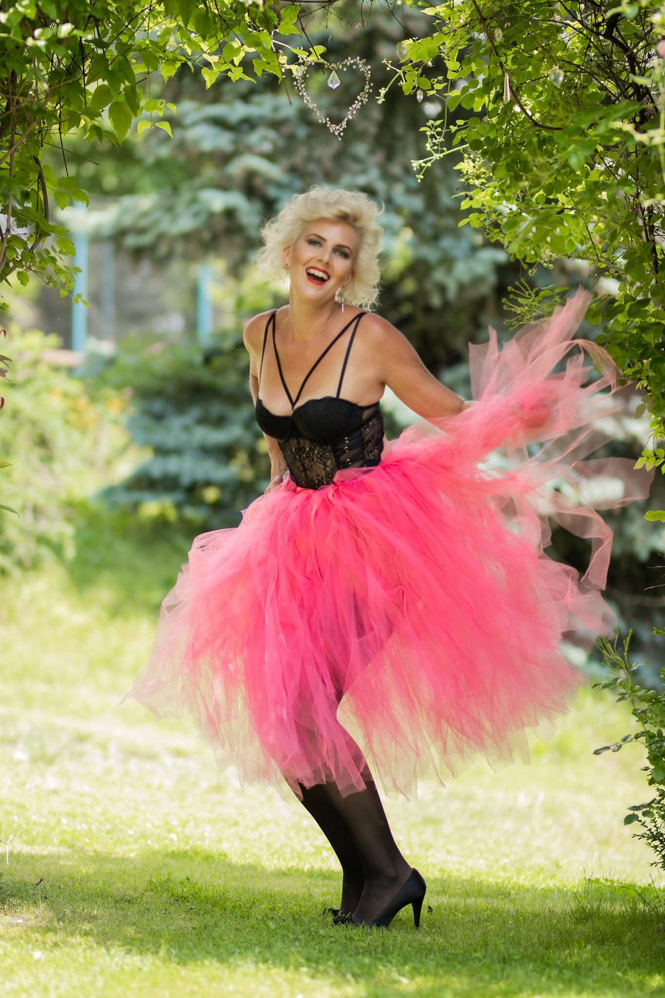 Focení v klášterní zahradě